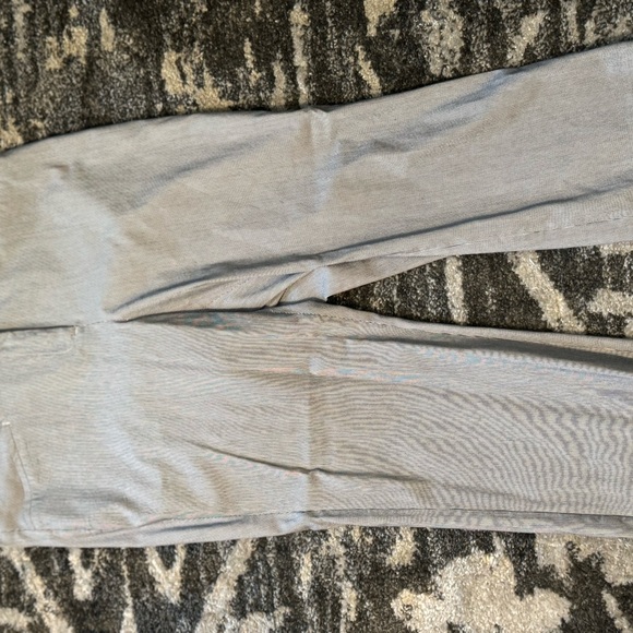 Lane Bryant- 4-Season Slim Capri Pant - Dark Charcoal/White Striped - 16W - Picture 3 of 4